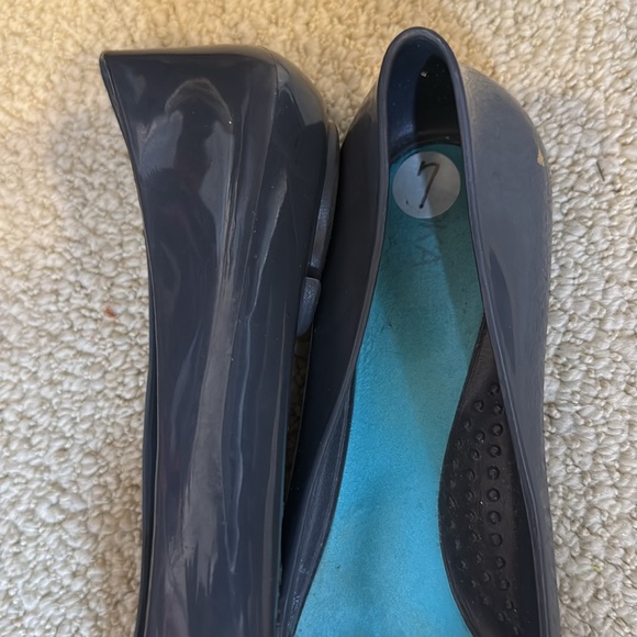 Oka.b Gray jelly Embellished flats 7 - Picture 6 of 7